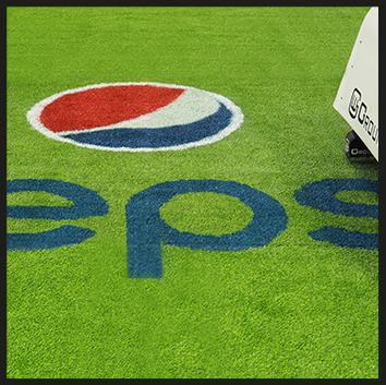 GroundWOW Pepsi ground printing example